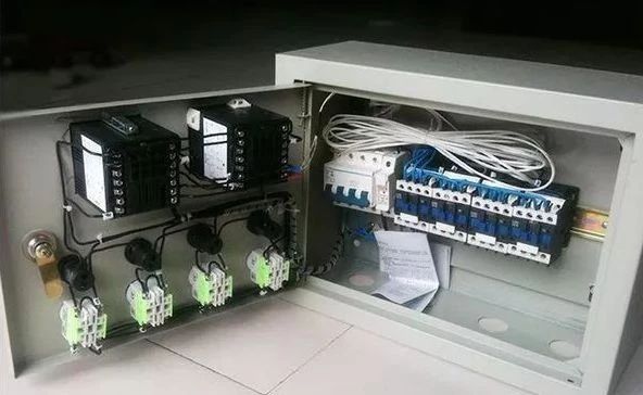 配電箱在技術要求中:如何定義左門或右門？圖紙示例